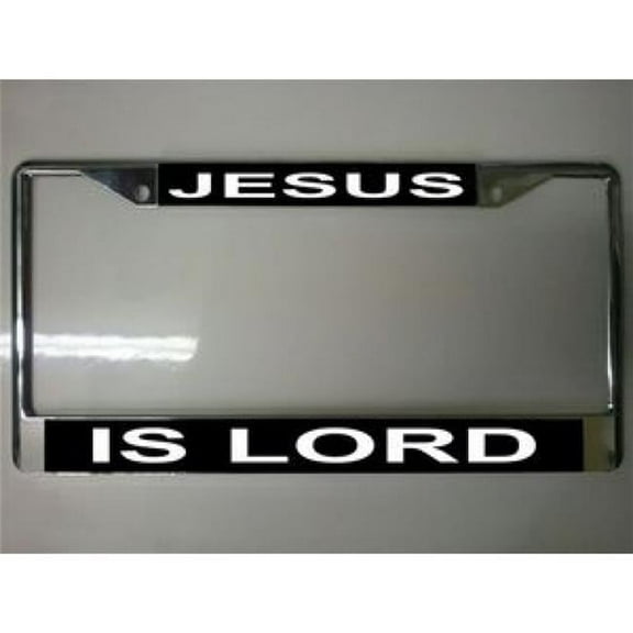 Jesus Is Lord Photo License Plate Frame  Free Screw Caps with this Frame