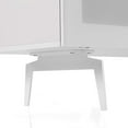 thumbnail image 2 of SONOROUS Studio ST-360 I/R Friendly Wood and Glass Modern TV Stand with Spike Metal Legs for Sizes up to 75" (Modern Design Cabinet for Your Audio/Video Components and Consoles) - White, 2 of 5