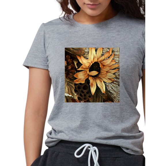 CafePress - Sunflower T Shirt - Womens Tri-blend T-Shirt