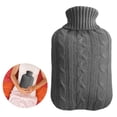 thumbnail image 1 of Funda para Botella Caliente Calentador Manos Y Pies Funda Felpa para Cama (gris), 1 of 9