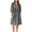 Black, variant on Womens Floral Dress Women's Fall Winter Casual Long Sleeved Solid Color Loose V Neck Fashionable Comfortable Midi Flattering Dresses to Hide Tummy Black S-2XL