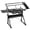 Black, variant on Artist Table by Artist's Loft - Glass-Top Table for Drafting - Drawing - Sketching - Painting - and Arts & Crafts - 1 Pack