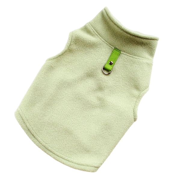 Methold Ropa para perros Suavidad Suministros para mascotas Transpirable Exquisito Chaleco para cachorros Otoño e invierno Correa Perros Camisetas Ropa Ropa para mascotas Frijol Verde XXL Methold PT003793-34B