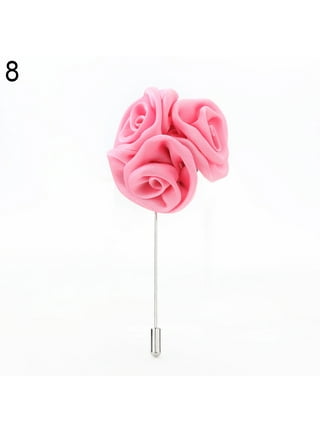 Fabric Camellia Flower Brooch Pins Pearl Tassel Corsage Jewelry Brooches  for Women Shirt Collar Clothing Accessories Party Wedding Gifts