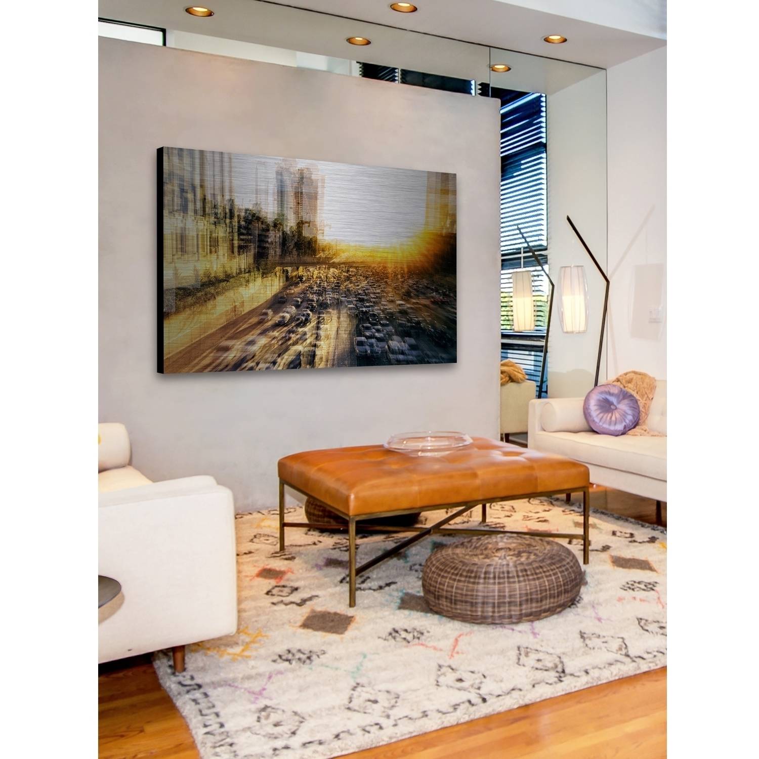 "Adieu" Painting Print on Brushed Aluminum