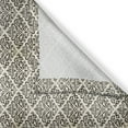 thumbnail image 3 of Ambesonne Damask Kitchen Curtains, Swirl Motif, 55"x39", Cream Black, 3 of 3