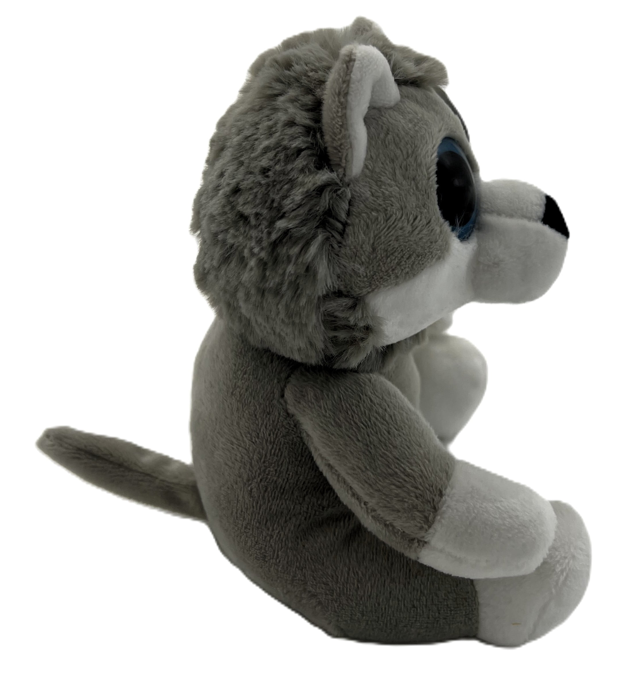 Alaskagift Ak Big Eye Wolf Plush 6 Inch