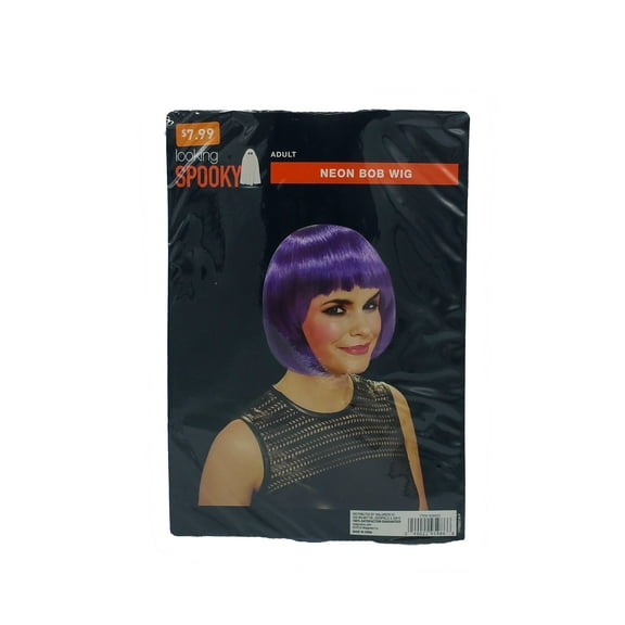 Looking Spooky - Purple Neon Bob Wig
