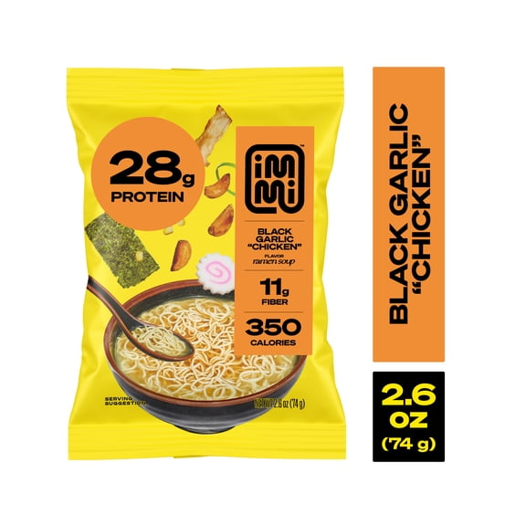 Immi Black Garlic "Chicken" Instant 28g Protein, 12g Fiber, 100% Plant Based