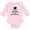 thumbnail image 3 of Inktastic Proud Cousin of the Graduate-family Graduation Boys or Girls Long Sleeve Baby Bodysuit, 3 of 5
