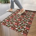 thumbnail image 4 of Brown Christmas Dessert Pattern Door Rugs,Washable Non Slip Door Mats Indoor,Decorative Door Mats,Entry Mat Indoor for Entrance,Bedroom,Kitchen,Bathroom,17"x30", 4 of 6