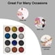 thumbnail image 5 of 12 colores/juego de cuerdas de cristal para decoración de uñas, línea de rayas metálicas elásticas Labymos Cuerda de cristal, 5 of 7