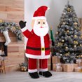 thumbnail image 5 of Zimtown 6ft Christmas Santa Lighted Outdoor Decoration Collapsible, 5 of 8