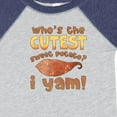 thumbnail image 4 of Inktastic Who's the Cutest Sweet Potato? I Yam Funny Thanksgiving Boys or Girls Baby Bodysuit, 4 of 5
