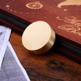 thumbnail image 4 of unbranded Brass Paperweight Redondo Para Escritura Y Caligrafía Con Material Resistente Y Estilo Artístico Dorado, 4 of 8