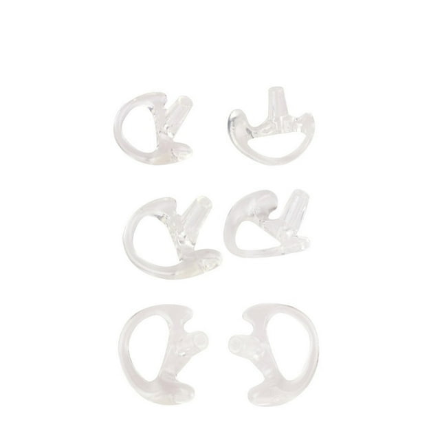 fastboy UFHTech White Silicone Soft Earbud Acoustic Tube Small/Middle/Large J6116Z TYPE2