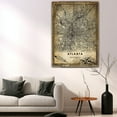 thumbnail image 5 of Atlanta Vintage Map Prints Canvas, Georgia Map Art Canvas, Canvas, Atlanta Map City style Watercolor art Canvas, 5 of 6
