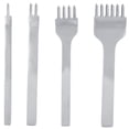 thumbnail image 4 of 4 Pcs Hole Puncher Punch Tool Steel Hole Punches Steel Punching Tools 10x4.3cm, 4 of 8