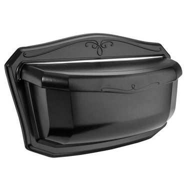 Architectural Mailboxes 2541B-10 Villa Wall Mount Mailbox, Black