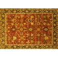 thumbnail image 1 of Ahgly Company Machine Washable Indoor Rectangle Oriental Yellow Industrial Area Rugs, 8' x 10', 1 of 4