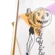 thumbnail image 3 of Cuadro decorativo enmarcado en metal dorado, 14,5 x 19,5 cm, obra de arte acrílica resistente al agua con temática de Halloween, 3 of 5