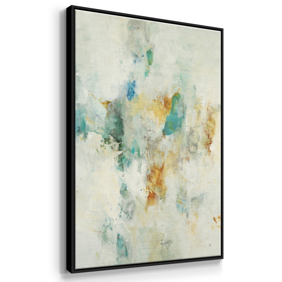 Let's Dance Framed Premium Gallery Wrapped Canvas - Ready to Hang - 25 x 37 - Black Floating Frame