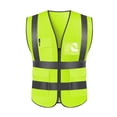 thumbnail image 2 of Women Men Night Work Reflective Vest Construction Traffic Breathable ;;; ;;; ;;; ;;; Mesh Workwear A Type, 2 of 8