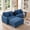 Navy, variant on RIAFUN Corduroy Ottoman for Sectional Sofa, Oversized Upholstered Storage Ottoman Bench, Modular Couch Footrest for Living Room, Gray