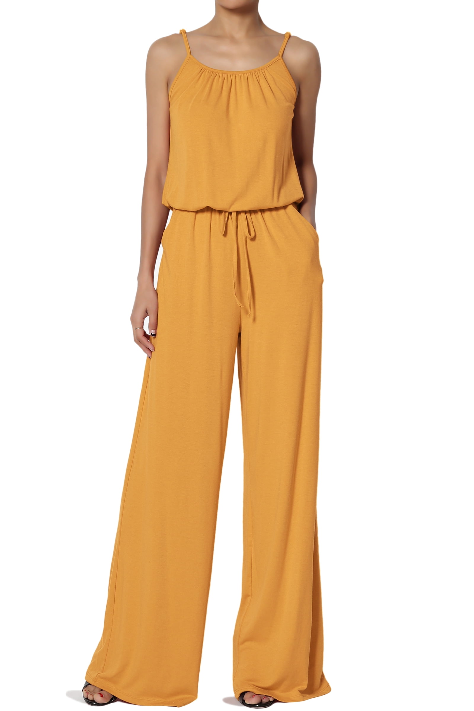 spaghetti strap pants jumpsuit