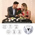 thumbnail image 4 of Date Night Dices Steel Dating Decision Maker Metal Dices for Memorable Couple Experiences Valentines Anniversary Gift, 4 of 7
