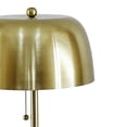 thumbnail image 4 of Pemberly Row Modern / Contemporary Handcrafted Gold Steel Floor Lamp, 4 of 6