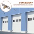 thumbnail image 3 of OULII 2 Pcs Barn Door Roller Guide Silver Iron Limiting for Home Use, 3 of 8