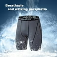 thumbnail image 2 of Shorts de Compression pour Hommes Légers Séchage Rapide Polyester Évacuant l'Humidité Shorts de Gym Actifs pour la Randonnée, 2 of 10