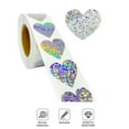 thumbnail image 3 of Silver Star Stickers Roll 1 inch Self Adhesive Sparkly Shiny Stars Labels 500 PCS, 3 of 5