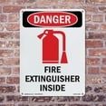 thumbnail image 5 of Fire Extinguisher Inside OSHA Danger Rigid Plastic Sign 24 Inch x 18 Inch - 5 Pack, 5 of 8