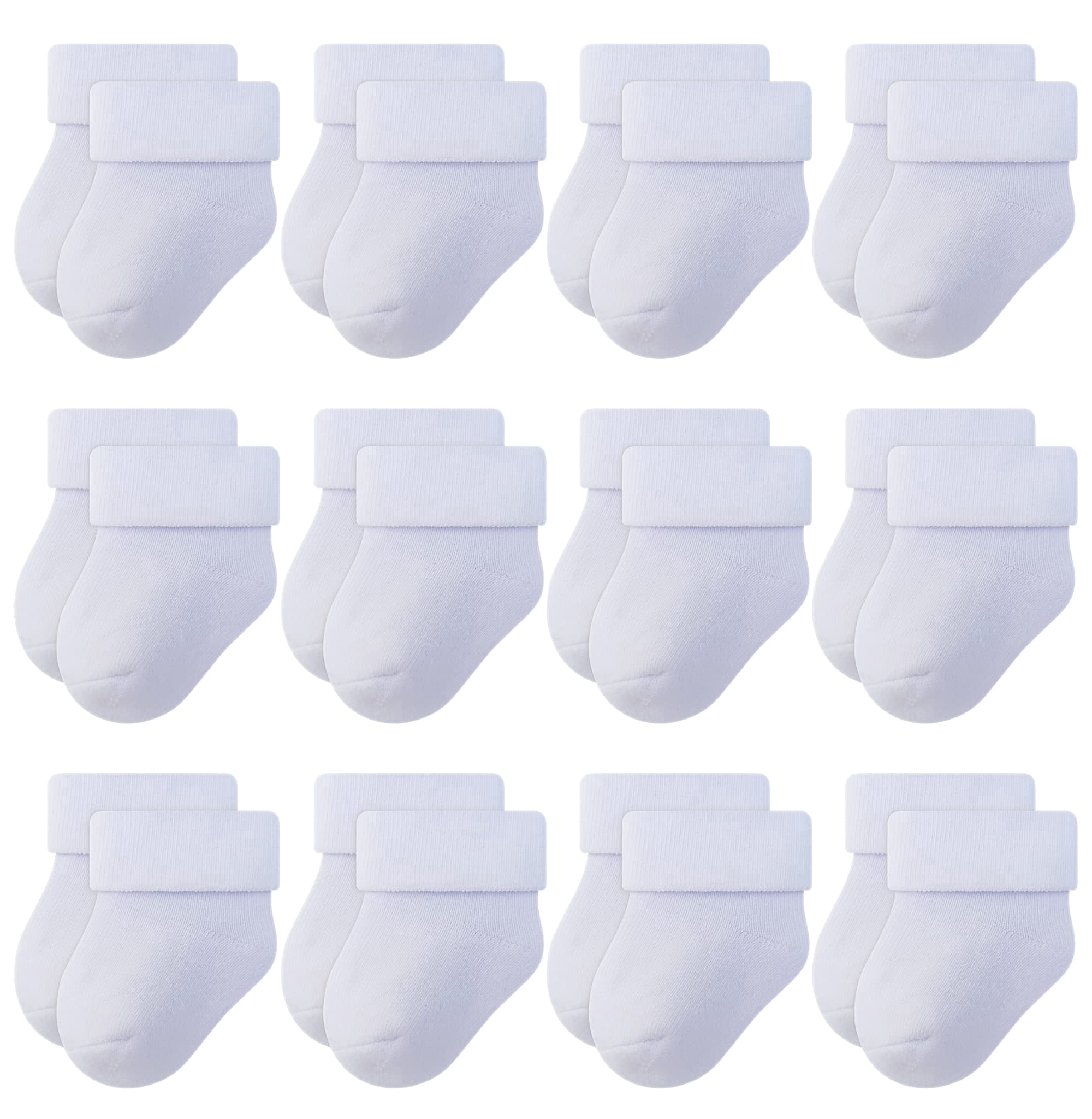 RATIVE Infant Baby Socks 6-12 Months, 12-Pair Pack photo 1