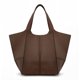 thumbnail image 1 of Bolso Montana West Large Hobo de piel vegana marrón, 1 of 7