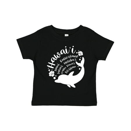 

Inktastic Hawaii Islands with Dolphin Gift Toddler Boy or Toddler Girl T-Shirt