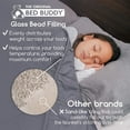 thumbnail image 4 of Bed Buddy Weighted Blanket, Cooling Weighted Blanket, Weighted Blanket for Kids and Toddlers, Gray, 7 Pounds, 4 of 5
