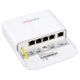 thumbnail image 1 of CENTROPOWER Conmutador/extensor/amplificador POE de 5 puertos para exteriores 60W 48V 10/100/1000M Conmutador de paso POE Extensor Ethernet para exteriores Repetidor PoE, 1 of 5
