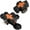 Orange, variant on 3 Way Plug Adapter, Heavy-Duty Grounded Power Tap, Grounded Outlet Wall Adapter with Safety Cover for Indoor/Outdoor ,15 Amp/1875 W, 2 Pack, Orange