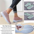thumbnail image 3 of Womens Rhinestones Glitter Fashion Mesh Walking Shoe Casual Slip-ons Breathable Non-slip Comfortable, 3 of 5