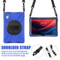 thumbnail image 2 of XYX Case for Lenovo Tab M11 11 inch 2024/Xiaoxin Pad 2024 with 360 Degree Rotating, Hand Strap, Shoulder Strap, Blue, 2 of 7