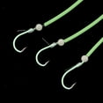 thumbnail image 4 of S SERENABLE 10pcs Ready Made Carp Fishing Rigs with Snap & Luminous Rig Tube Hook Bead Hook Hook Size 14, 4 of 8