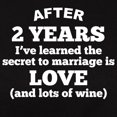 thumbnail image 3 of CafePress - 2 Years Of Love And Wine T Shirt - Women's Traditional Fit Dark T-Shirt, 3 of 4
