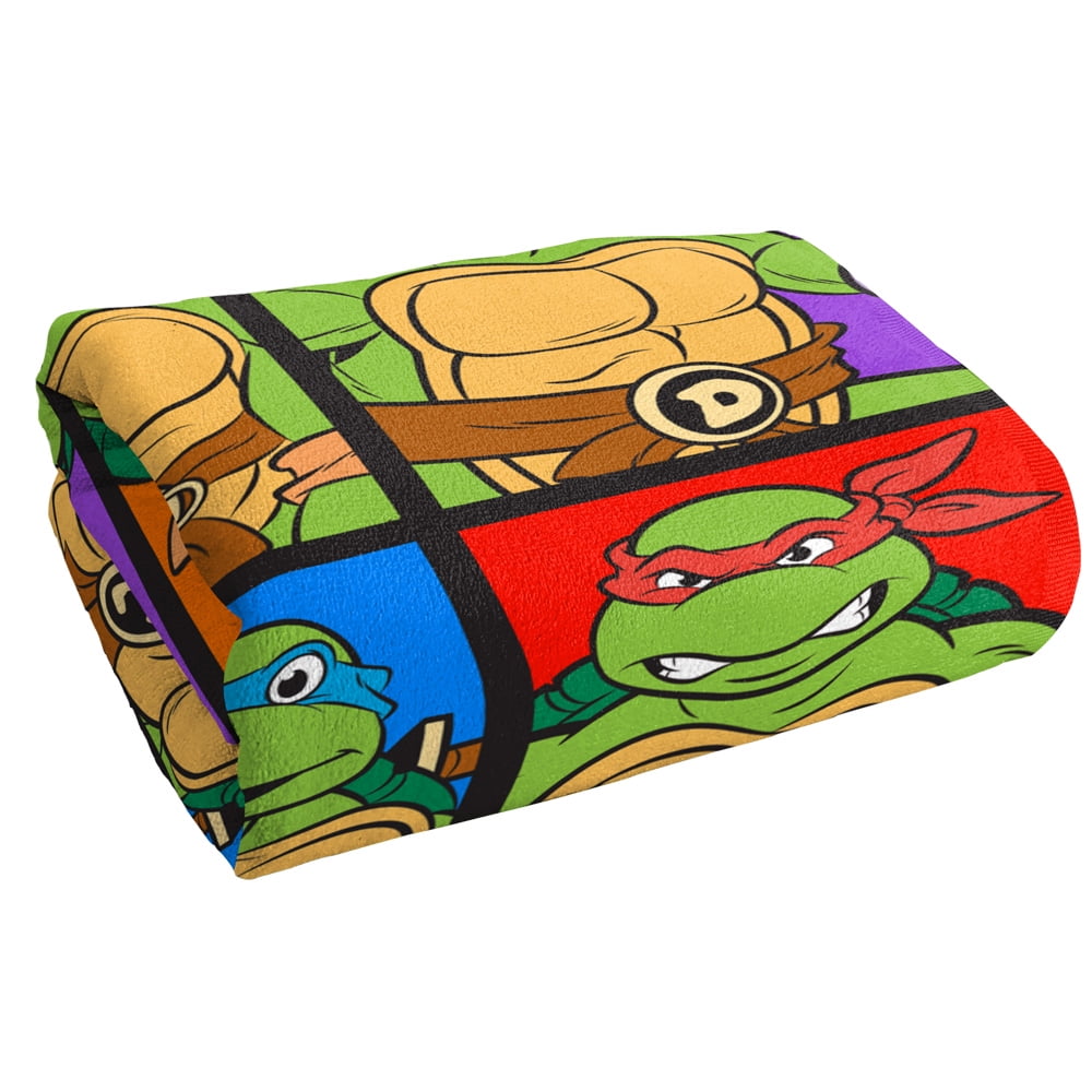 TMNT Beach Towel, 30"x60", TMNT Turtle Tiles Beach Towel