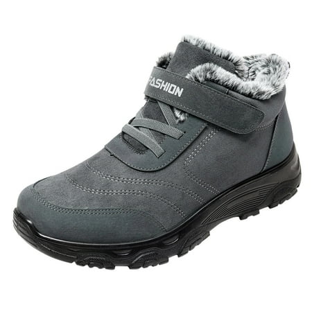 

Shpwfbe Shoes Flat Toe Winter Non Slip Round Snow Sport Keep Flock Warm Fashion Mens Shoes Shoe Rack
