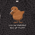 thumbnail image 4 of Inktastic I Am an Adorable Ball of Fluff Cute Kiwi Bird Boys or Girls Baby Bodysuit, 4 of 5