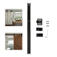 thumbnail image 3 of HLONK Kit de Porte de Grange avec Mécanisme de Fermeture Douce et Rouleaux pour Porte Simple, 3 of 9