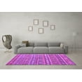 thumbnail image 3 of Ahgly Company Indoor Round Persian Purple Traditional Area Rugs, 7' Round, 3 of 4